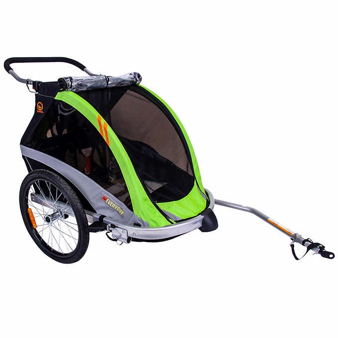 bike trailer that converts to jogging stroller Everyday Traveler DLX+ Bike Trailer – Everyday Bicycles US