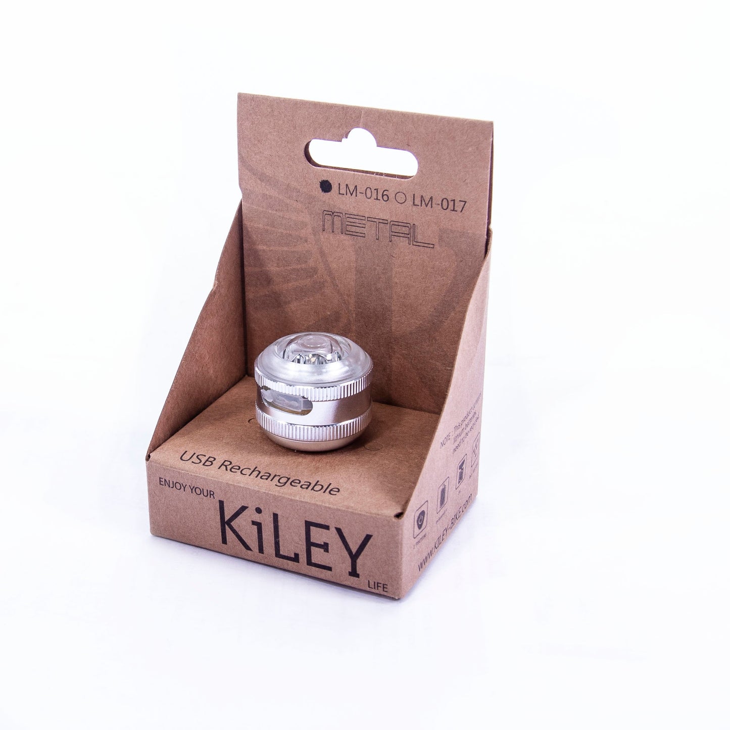 KiLEY Front USB Rechargeable Bicycle Light