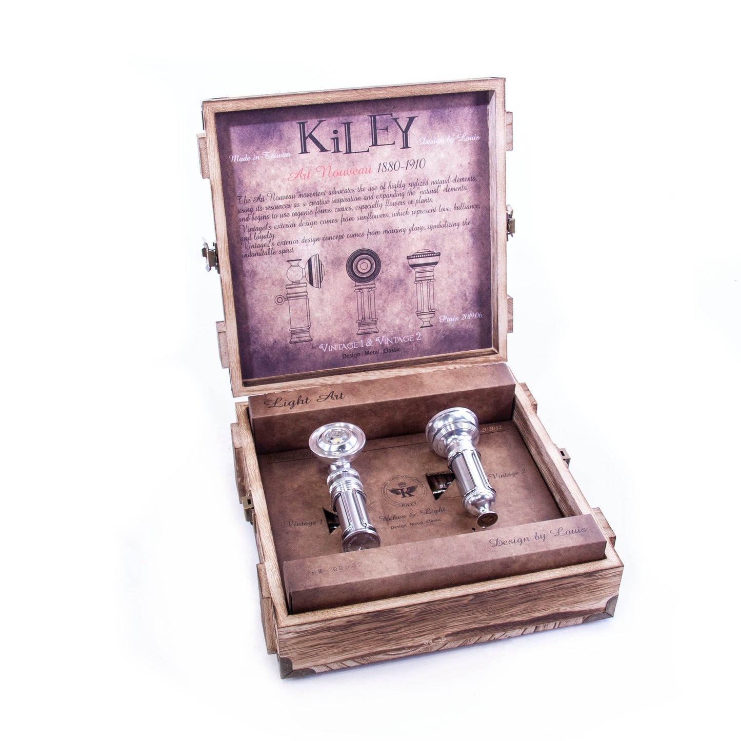 KiLEY Limited Edition Boxed Bicycle Light Set